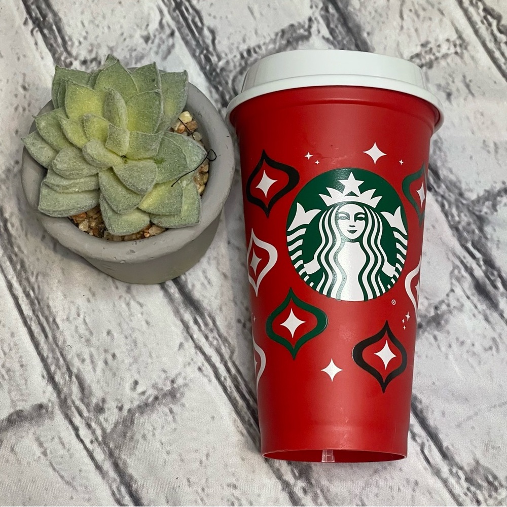 Starbucks limited-edition reusable red holiday cup